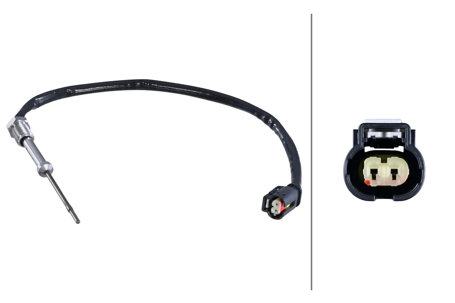 Sensor, Abgastemperatur HELLA 6PT 358 284-221