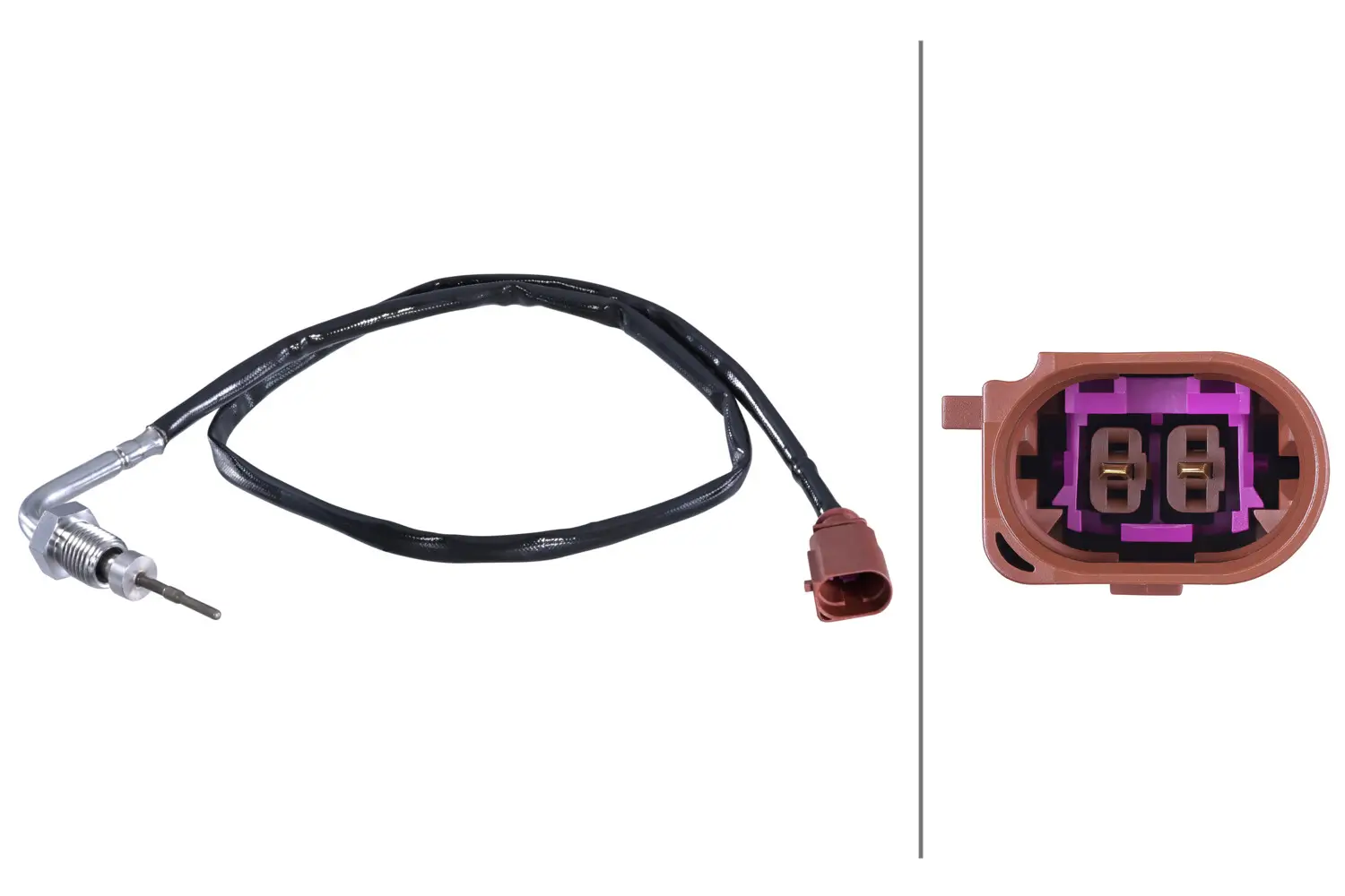 Sensor, Abgastemperatur HELLA 6PT 358 284-251