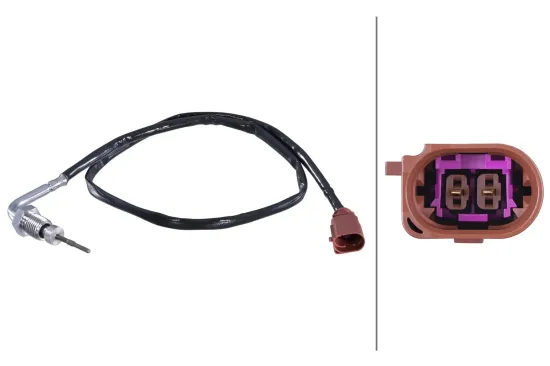 Sensor, Abgastemperatur HELLA 6PT 358 284-251 Bild Sensor, Abgastemperatur HELLA 6PT 358 284-251