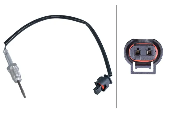 Sensor, Abgastemperatur HELLA 6PT 358 284-381 Bild Sensor, Abgastemperatur HELLA 6PT 358 284-381