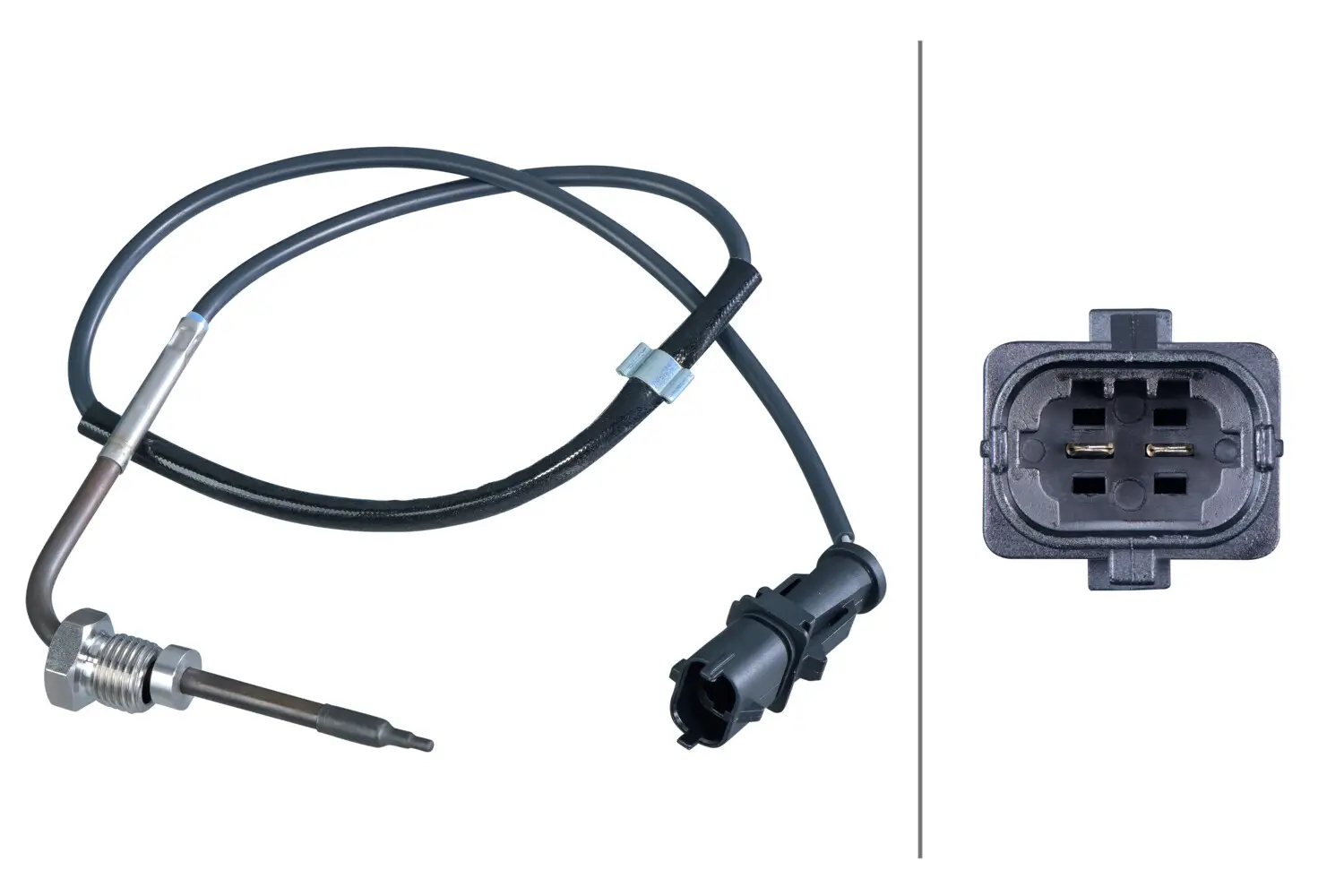 Sensor, Abgastemperatur HELLA 6PT 358 284-421