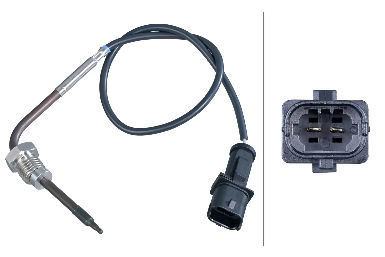 Sensor, Abgastemperatur HELLA 6PT 358 284-431