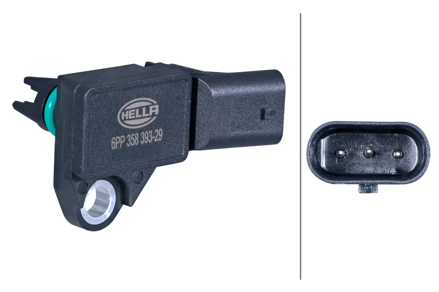 Sensor, Ladedruck 5 V HELLA 6PP 358 393-291