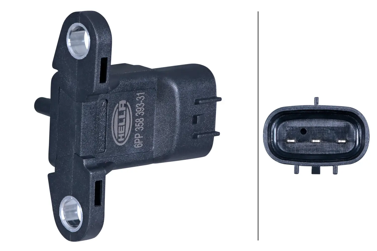 Sensor, Ladedruck 5 V HELLA 6PP 358 393-311