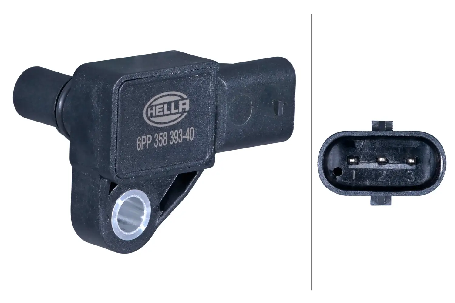 Sensor, Ladedruck 5 V HELLA 6PP 358 393-401
