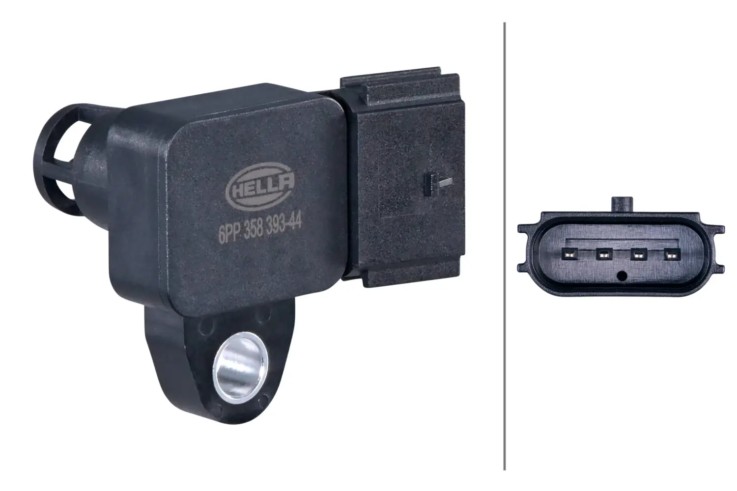 Sensor, Ladedruck 5 V HELLA 6PP 358 393-441