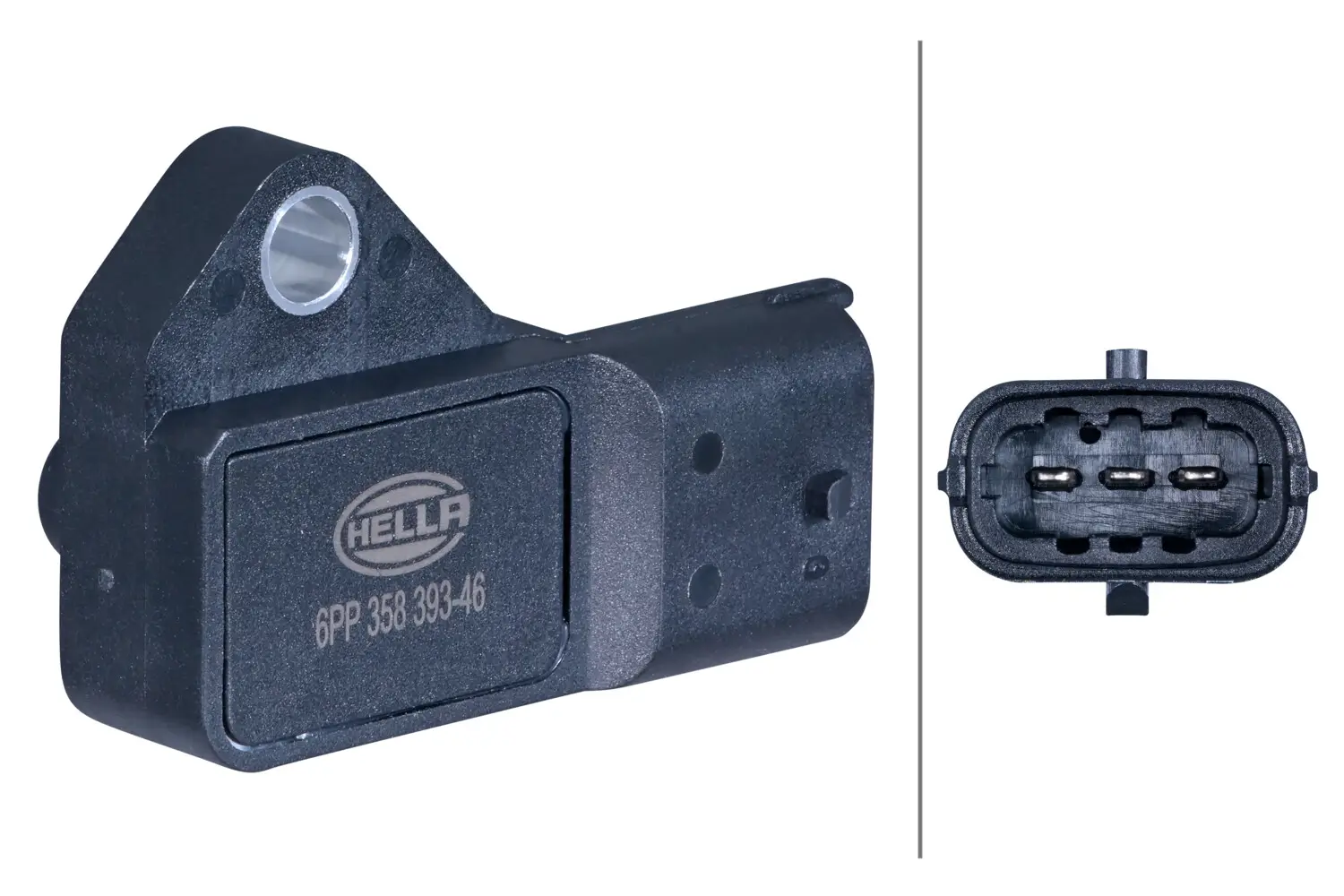 Sensor, Ladedruck 5 V HELLA 6PP 358 393-461