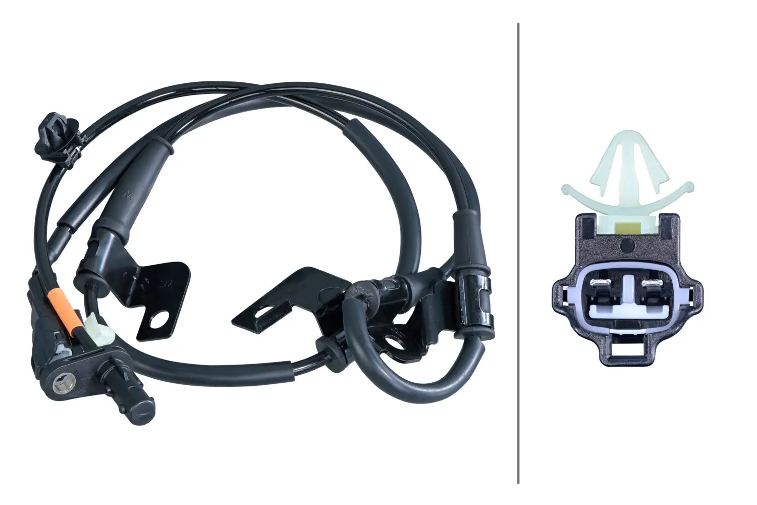 Sensor, Raddrehzahl Vorderachse rechts HELLA 6PU 358 417-141