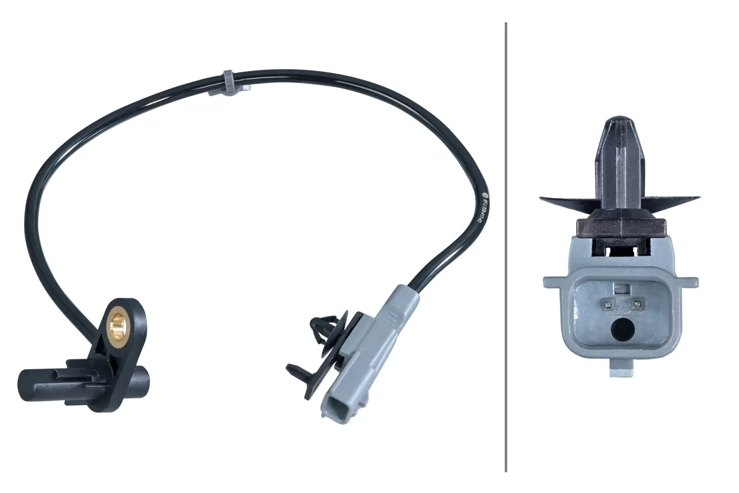 Sensor, Raddrehzahl Hinterachse rechts HELLA 6PU 358 417-401