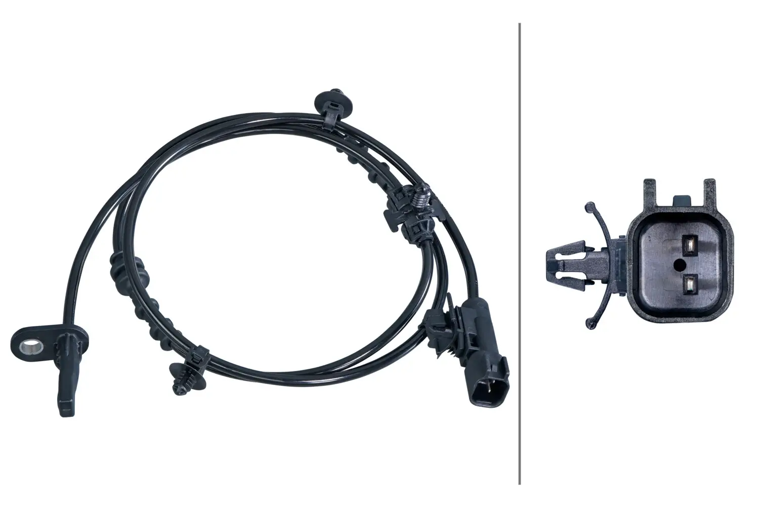 Sensor, Raddrehzahl Vorderachse HELLA 6PU 358 417-461