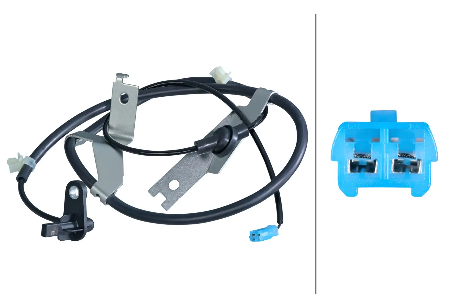 Sensor, Raddrehzahl Hinterachse links HELLA 6PU 358 418-101