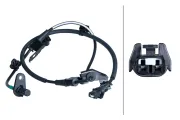 Sensor, Raddrehzahl Vorderachse links HELLA 6PU 358 418-161