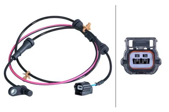 Sensor, Raddrehzahl Hinterachse rechts HELLA 6PU 358 418-391 Bild Sensor, Raddrehzahl Hinterachse rechts HELLA 6PU 358 418-391