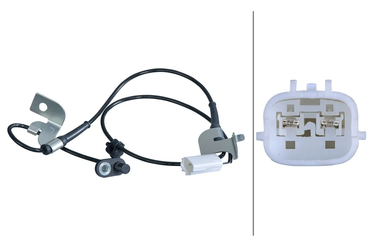 Sensor, Raddrehzahl Vorderachse links HELLA 6PU 358 418-441