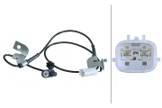 Sensor, Raddrehzahl Vorderachse links HELLA 6PU 358 418-441