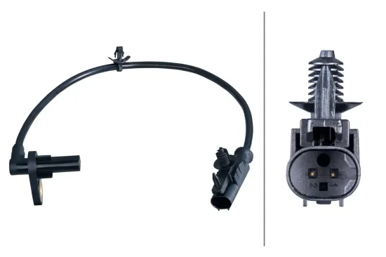 Sensor, Raddrehzahl Hinterachse rechts HELLA 6PU 358 418-481 Bild Sensor, Raddrehzahl Hinterachse rechts HELLA 6PU 358 418-481