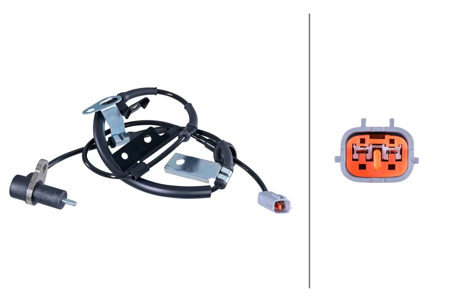 Sensor, Raddrehzahl Vorderachse links HELLA 6PU 358 422-381