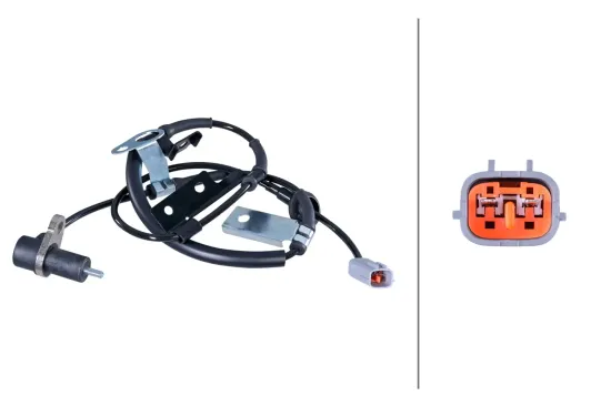 Sensor, Raddrehzahl Vorderachse links HELLA 6PU 358 422-381 Bild Sensor, Raddrehzahl Vorderachse links HELLA 6PU 358 422-381