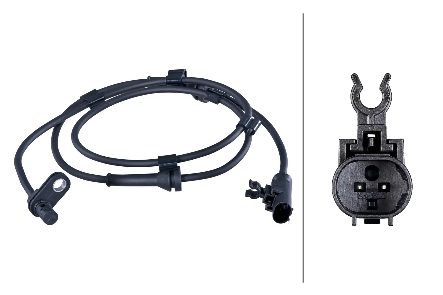 Sensor, Raddrehzahl Hinterachse links HELLA 6PU 358 422-811