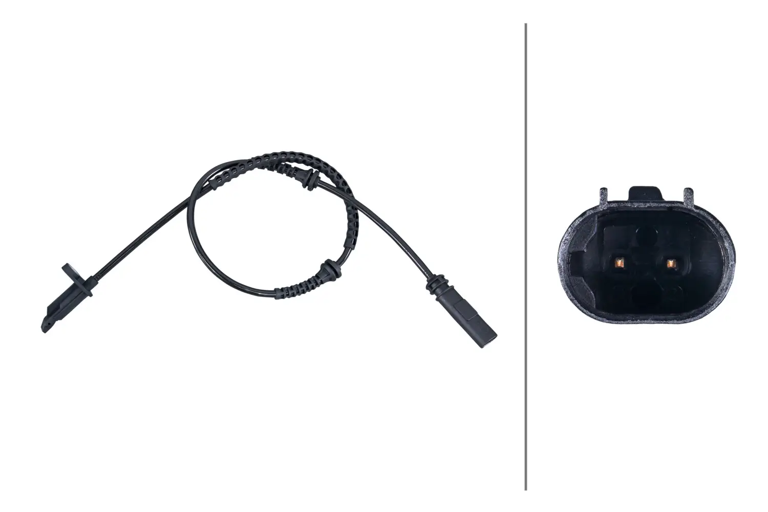 Sensor, Raddrehzahl Vorderachse rechts HELLA 6PU 358 422-951