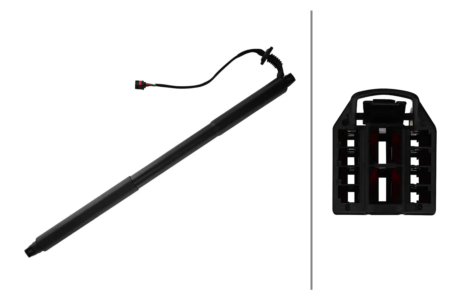 Elektromotor, Heckklappe 12 V rechts HELLA 6NW 358 426-321