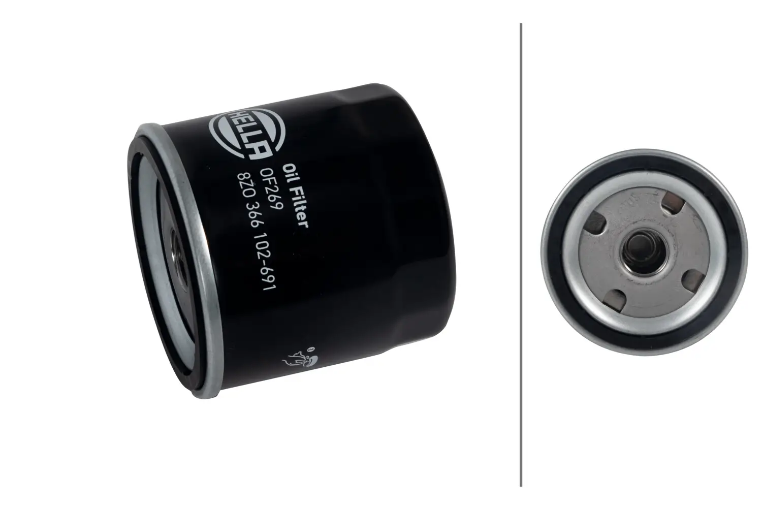 Ölfilter HELLA 8ZO 366 101-691