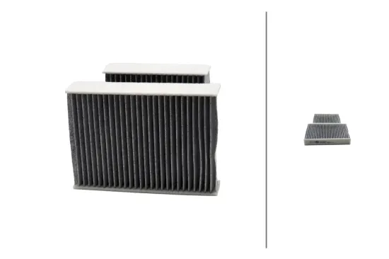 Filter, Innenraumluft HELLA 8ZC 366 120-671 Bild Filter, Innenraumluft HELLA 8ZC 366 120-671