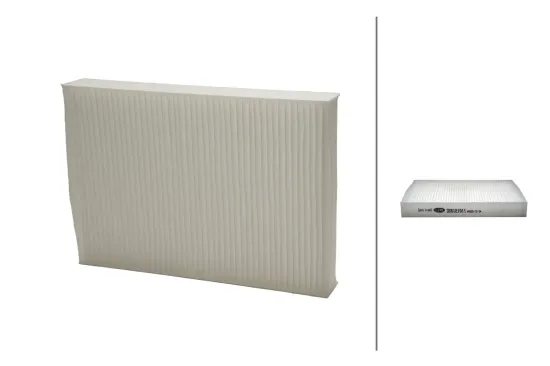 Filter, Innenraumluft HELLA 8ZC 366 121-011 Bild Filter, Innenraumluft HELLA 8ZC 366 121-011