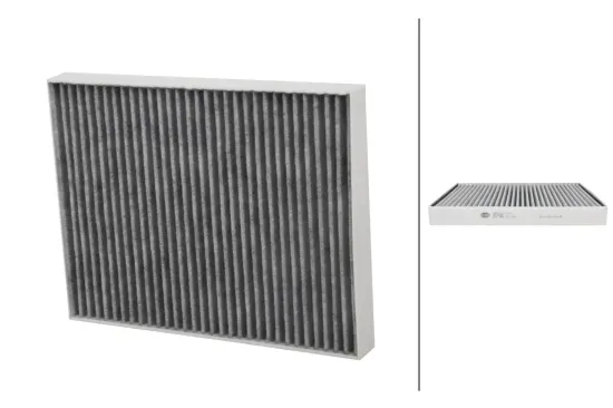Filter, Innenraumluft HELLA 8ZC 366 121-731 Bild Filter, Innenraumluft HELLA 8ZC 366 121-731