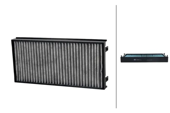 Filter, Innenraumluft HELLA 8ZC 366 122-021 Bild Filter, Innenraumluft HELLA 8ZC 366 122-021
