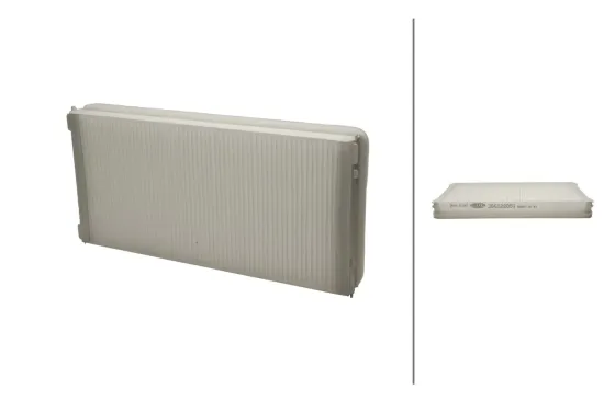 Filter, Innenraumluft HELLA 8ZC 366 122-051 Bild Filter, Innenraumluft HELLA 8ZC 366 122-051