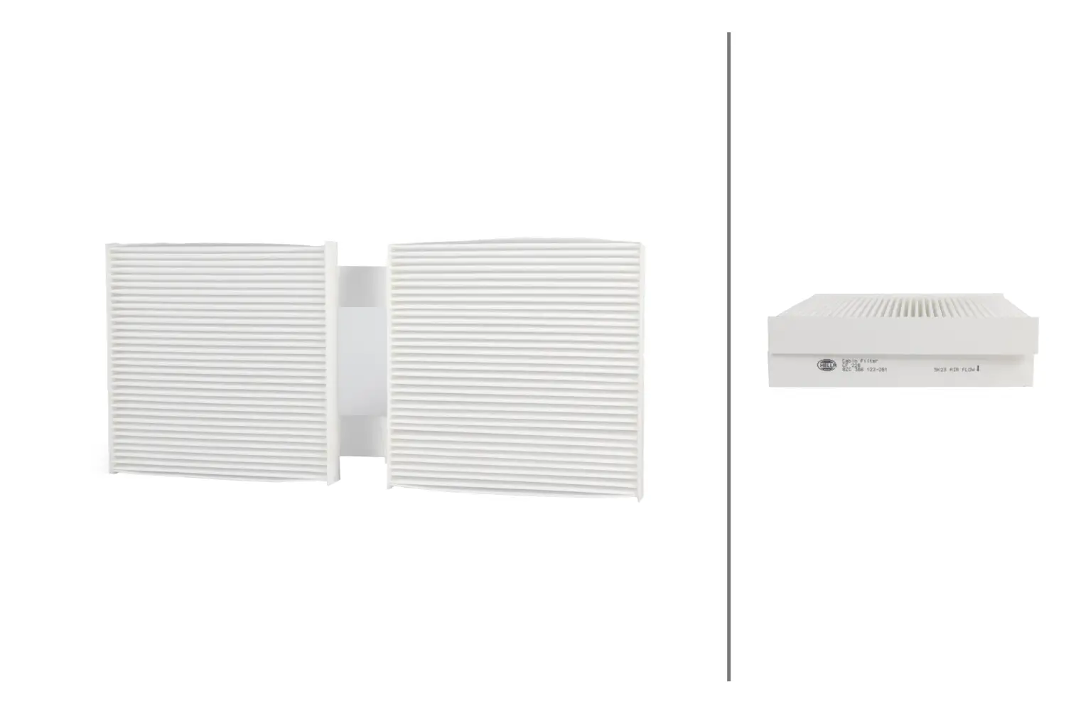 Filter, Innenraumluft HELLA 8ZC 366 122-261