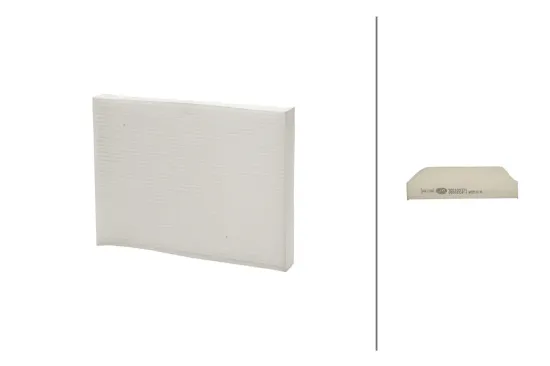 Filter, Innenraumluft HELLA 8ZC 366 122-371 Bild Filter, Innenraumluft HELLA 8ZC 366 122-371