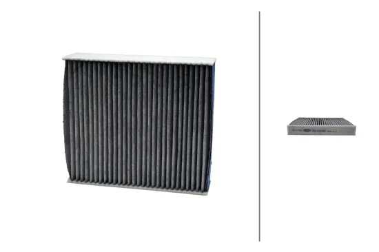 Filter, Innenraumluft HELLA 8ZC 366 122-401 Bild Filter, Innenraumluft HELLA 8ZC 366 122-401