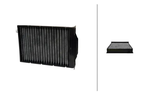 Filter, Innenraumluft HELLA 8ZC 366 122-501 Bild Filter, Innenraumluft HELLA 8ZC 366 122-501