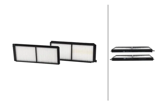 Filter, Innenraumluft HELLA 8ZC 366 122-861 Bild Filter, Innenraumluft HELLA 8ZC 366 122-861