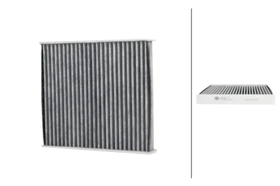 Filter, Innenraumluft HELLA 8ZC 366 123-071 Bild Filter, Innenraumluft HELLA 8ZC 366 123-071