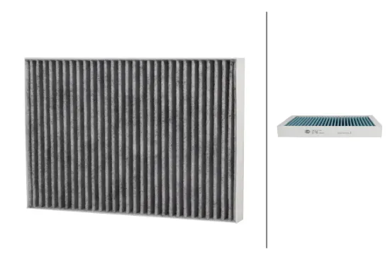 Filter, Innenraumluft HELLA 8ZC 366 123-201 Bild Filter, Innenraumluft HELLA 8ZC 366 123-201