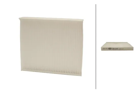 Filter, Innenraumluft HELLA 8ZC 366 123-481 Bild Filter, Innenraumluft HELLA 8ZC 366 123-481