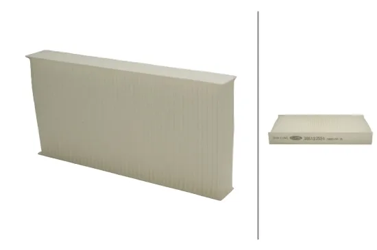 Filter, Innenraumluft HELLA 8ZC 366 123-551 Bild Filter, Innenraumluft HELLA 8ZC 366 123-551