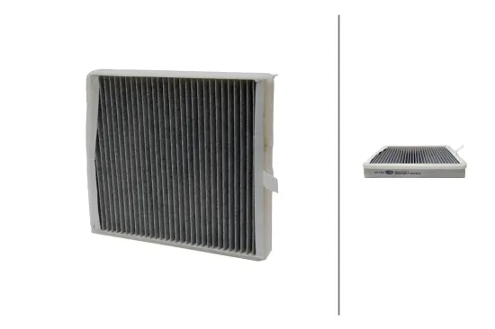 Filter, Innenraumluft HELLA 8ZC 366 123-611 Bild Filter, Innenraumluft HELLA 8ZC 366 123-611