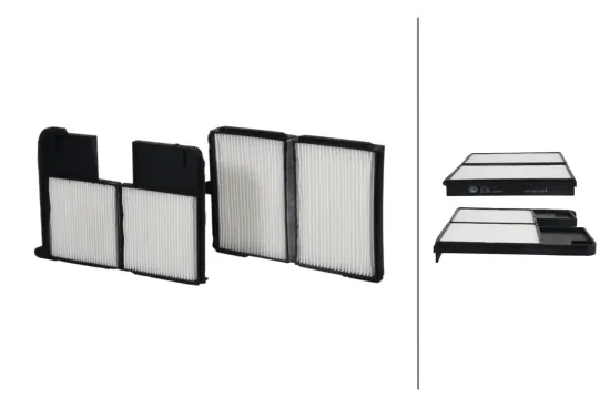 Filter, Innenraumluft HELLA 8ZC 366 123-921 Bild Filter, Innenraumluft HELLA 8ZC 366 123-921