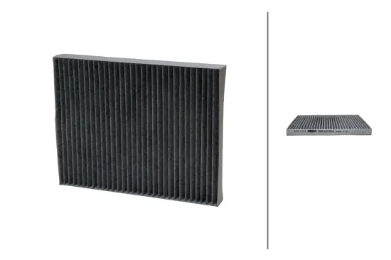 Filter, Innenraumluft HELLA 8ZC 366 124-341 Bild Filter, Innenraumluft HELLA 8ZC 366 124-341