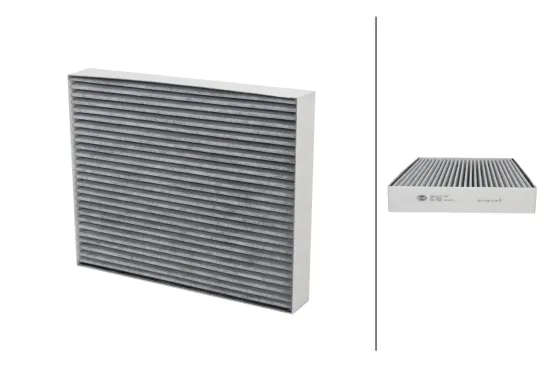 Filter, Innenraumluft HELLA 8ZC 366 124-611 Bild Filter, Innenraumluft HELLA 8ZC 366 124-611