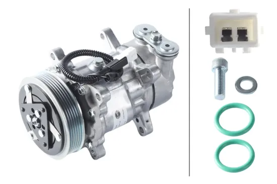 Kompressor, Klimaanlage 12 V HELLA 8FK 366 200-191 Bild Kompressor, Klimaanlage 12 V HELLA 8FK 366 200-191