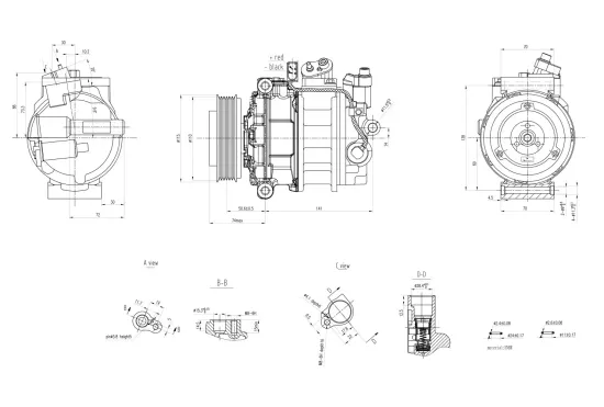 Kompressor, Klimaanlage 12 V HELLA 8FK 366 200-201 Bild Kompressor, Klimaanlage 12 V HELLA 8FK 366 200-201