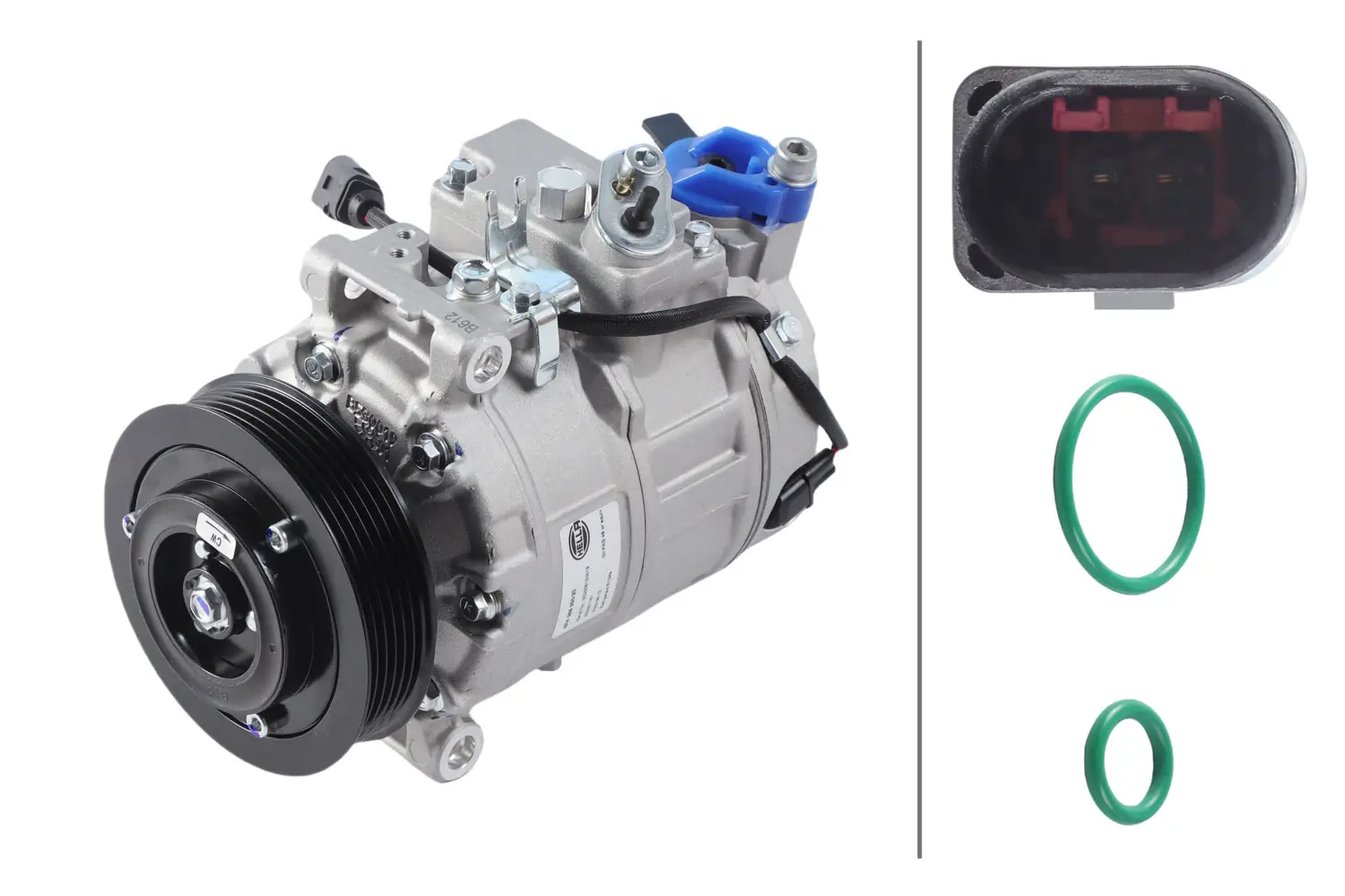 Kompressor, Klimaanlage 12 V HELLA 8FK 366 200-201