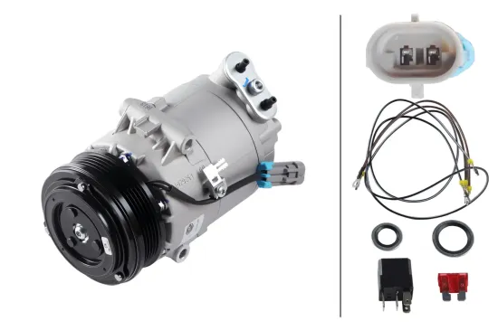 Kompressor, Klimaanlage 12 V HELLA 8FK 366 200-221 Bild Kompressor, Klimaanlage 12 V HELLA 8FK 366 200-221