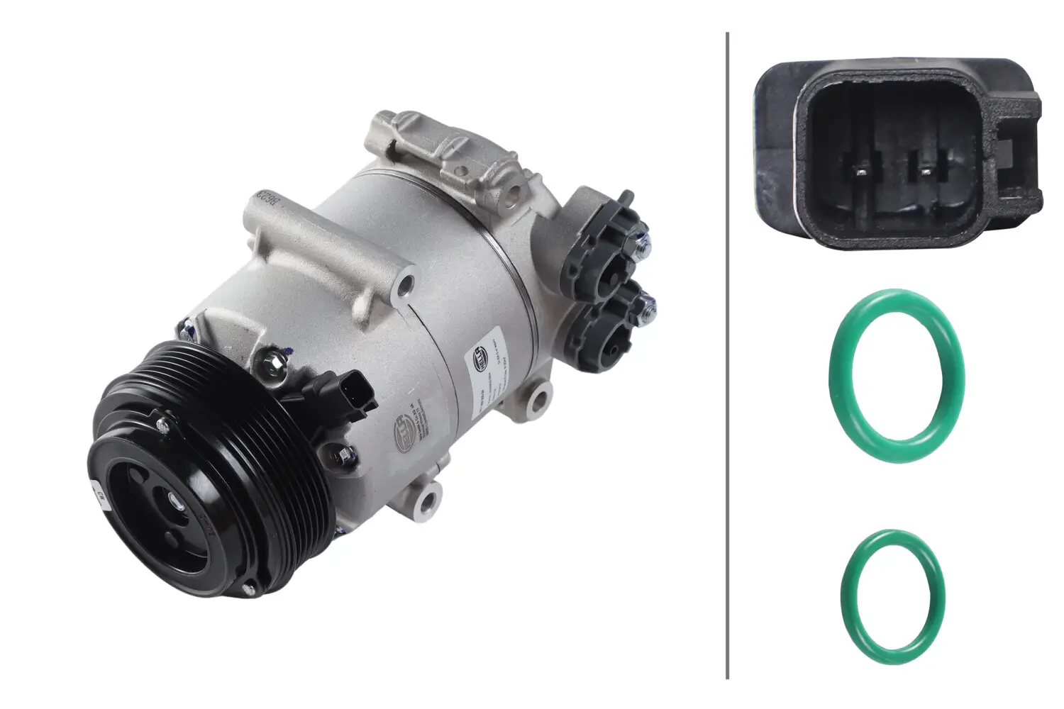 Kompressor, Klimaanlage 12 V HELLA 8FK 366 200-241