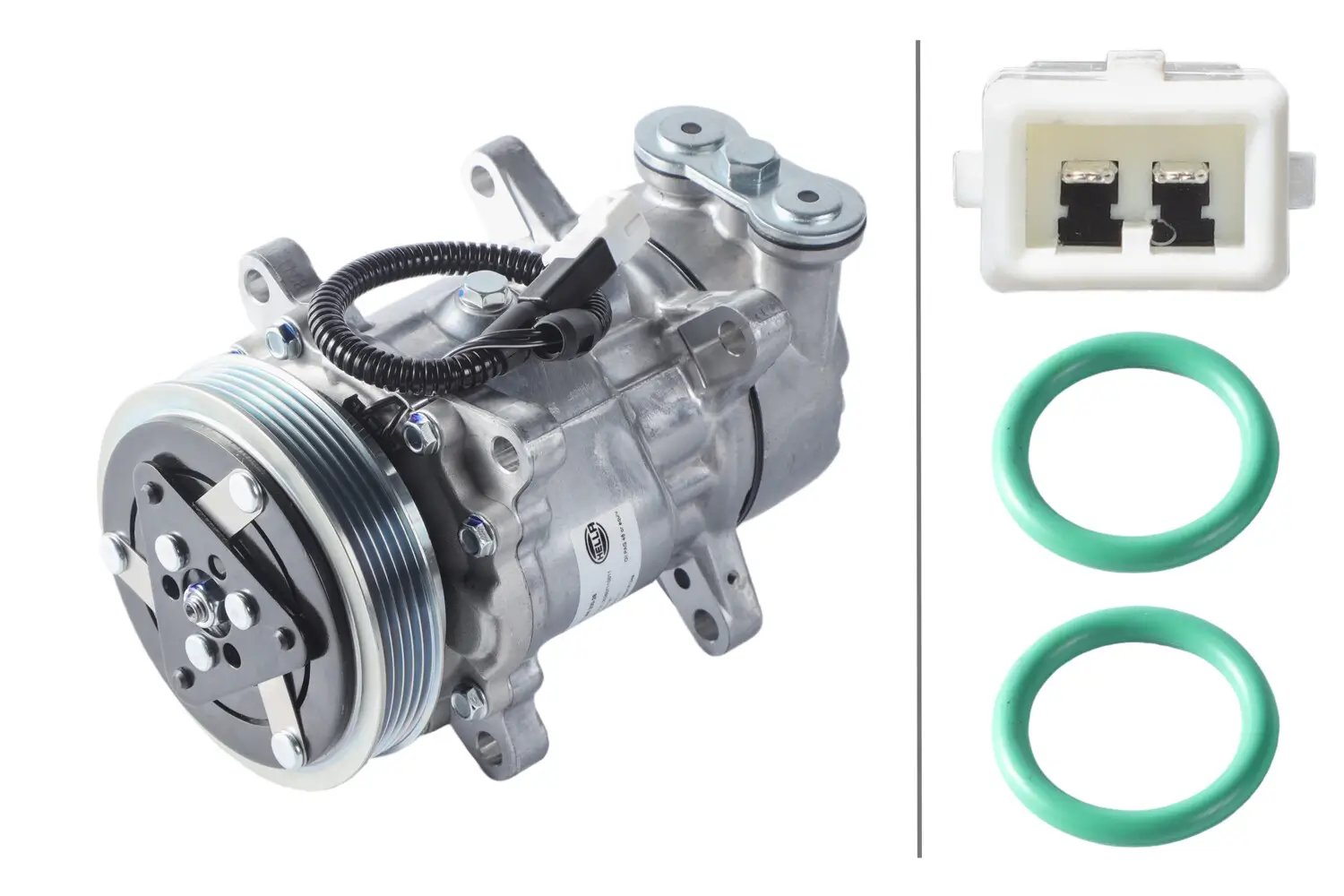 Kompressor, Klimaanlage 12 V HELLA 8FK 366 200-281